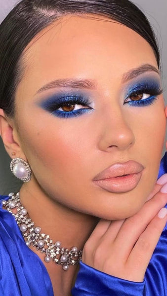 Azure Ascendance: the Reign of Regal Blue Tones in 2024 Beauty